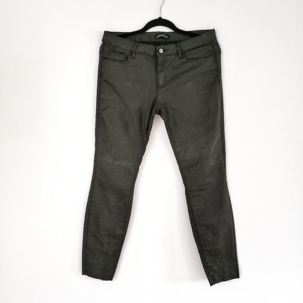 Zara Dark Green Straight Legs Pants (Size 10)